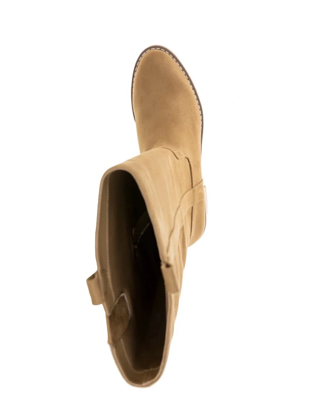 Kensie Tan Suede Over-The-Knee Block Heel Boots Size 9